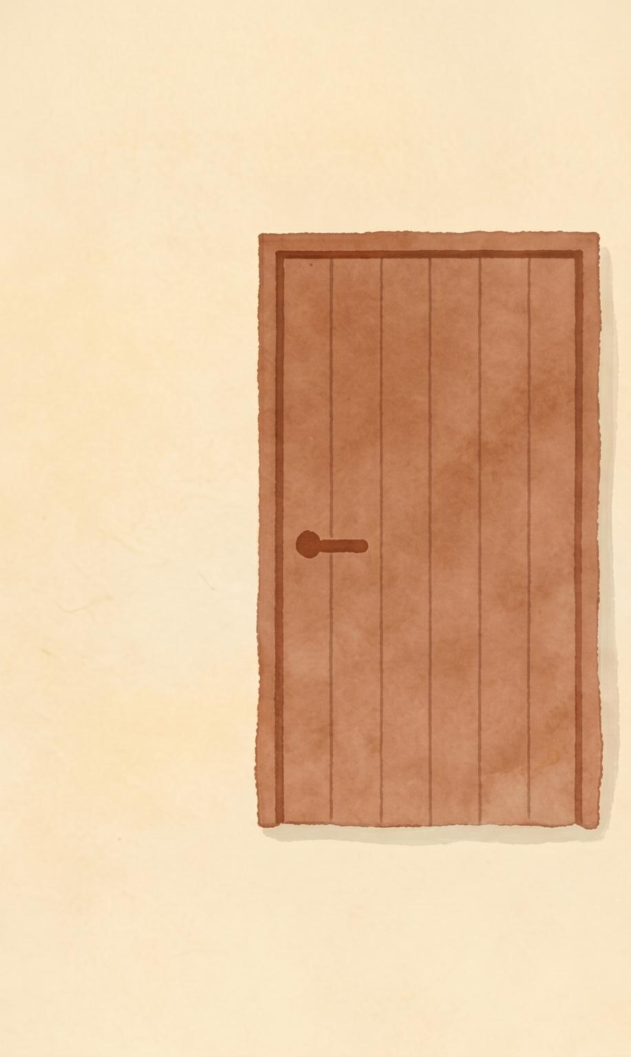 Terracotta door