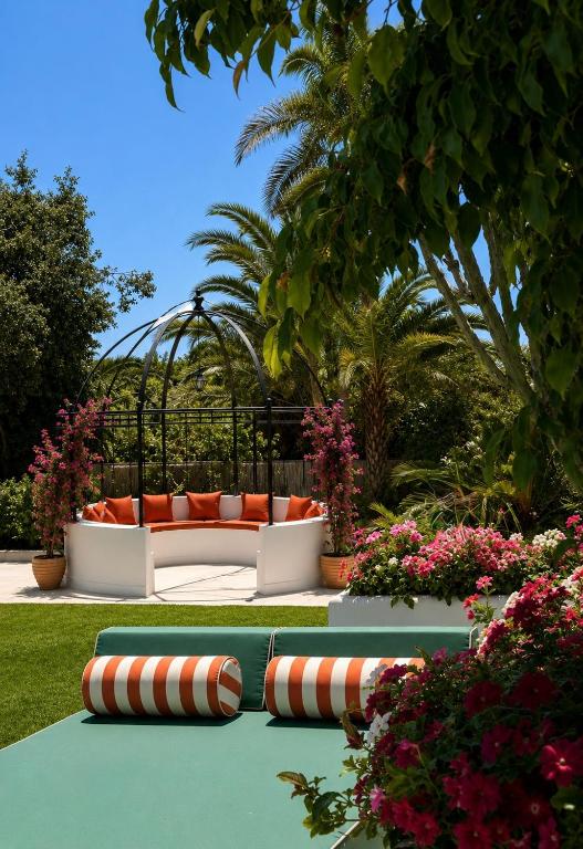 The gazebo in the BV House garden